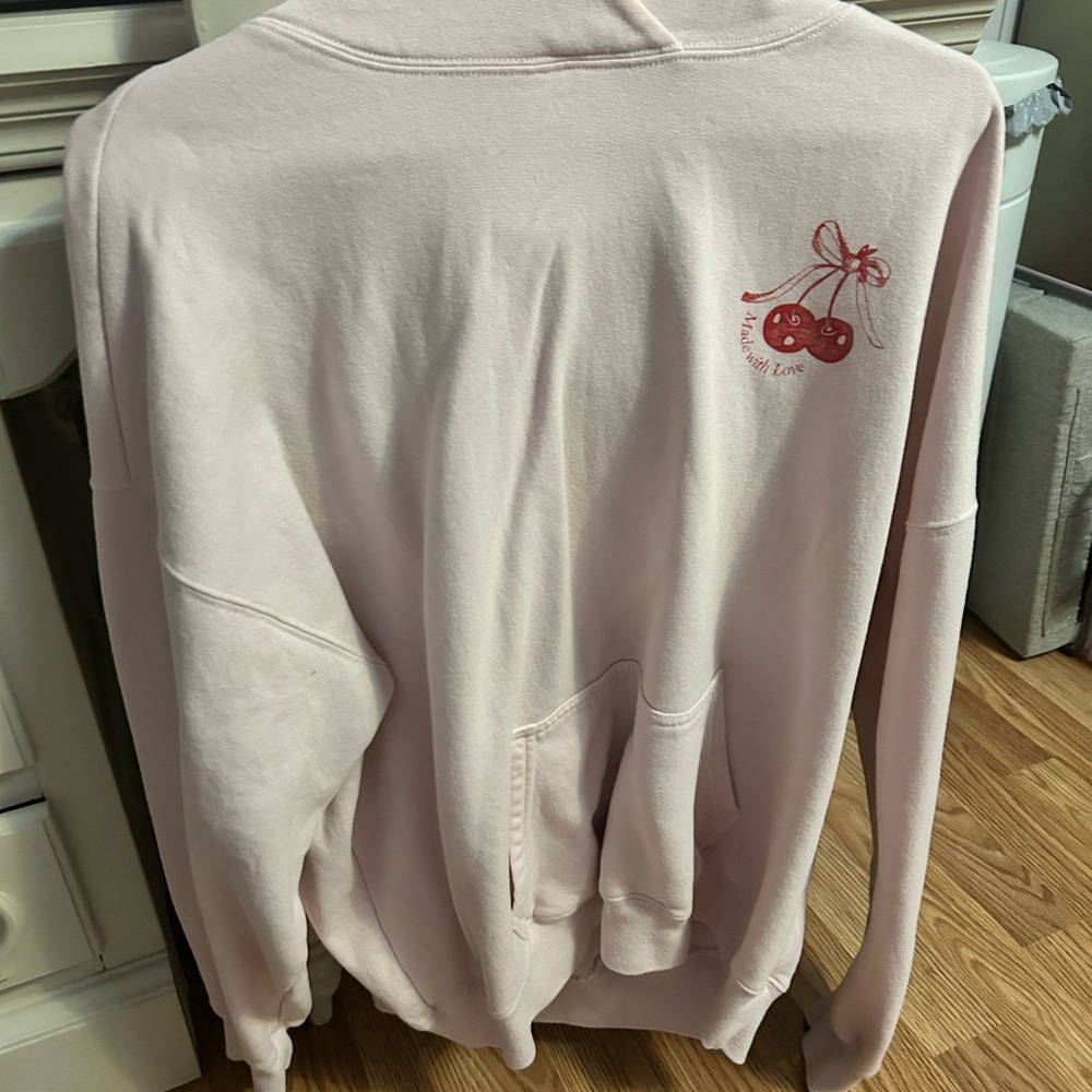 Hollister Pink Crew Neck Sweater Soft Comfortable Casual